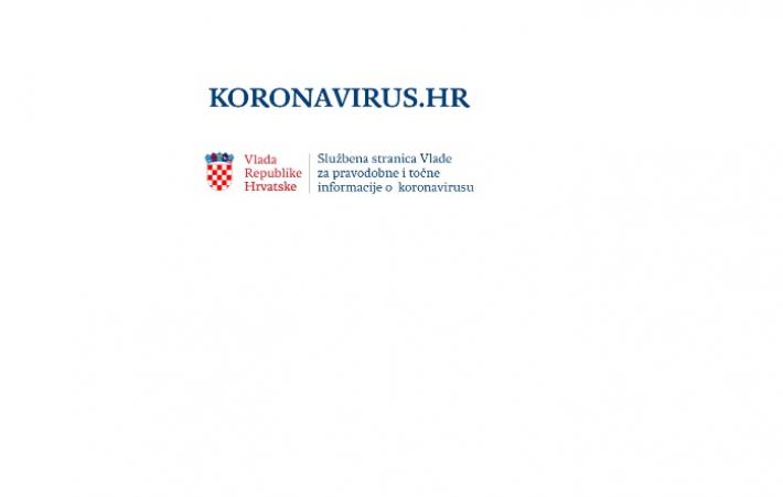 Službena stranica Vlade RH za pravodobne i točne informacije o koronavirusu